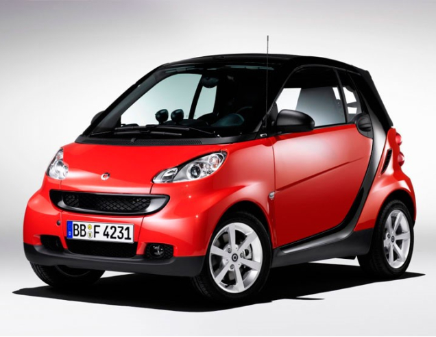 Auto Fußmatten Mercedes-Benz SMART Fortwo (2007-2014)