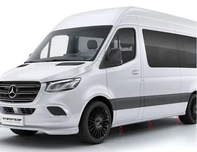 Auto Fußmatten Mercedes-Benz W907-910 Sprinter (2018-…)