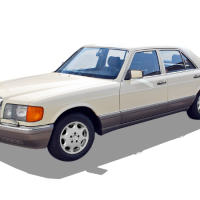 Auto Fußmatten Mercedes-Benz W126 S-Class (1979-1991)
