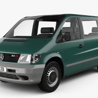 Auto Fußmatten Mercedes-Benz W638 V-Class Vito (1996-2003)