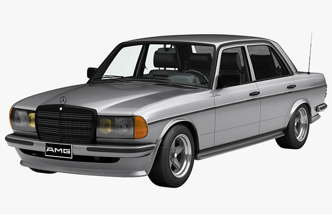 Auto Fußmatten Mercedes-Benz W123 (1975-1986)