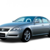 Auto Fußmatten Toyota Mark Х (120 кузов) (2004-2009)